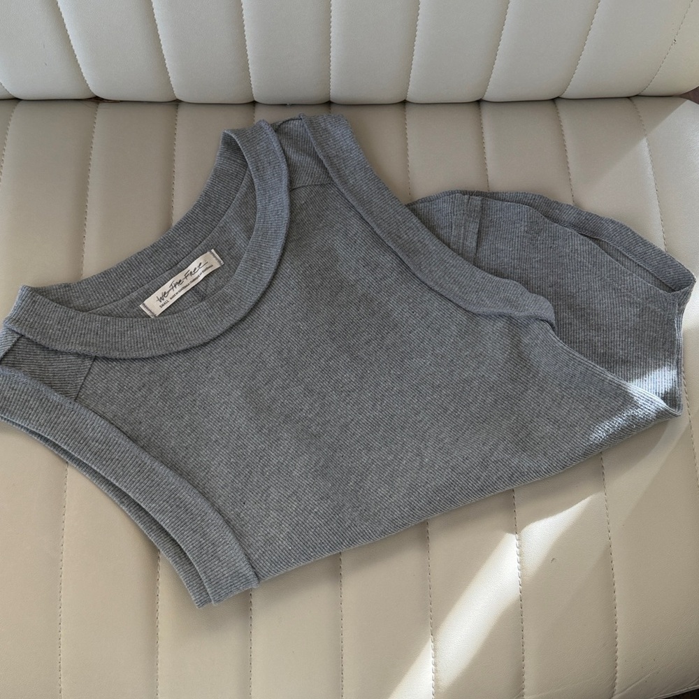 Gray We the Free Tank Top Women’s Small Ribbed Stretchy Loungewear Top